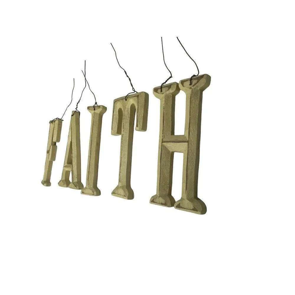 ‘FAITH’ Letters for Baskets. Netting. Screens